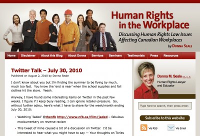 Donna Seale's Human Rights in the Workplace