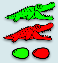 alligator family