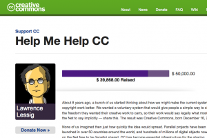 Lessig: Help Me Help CC