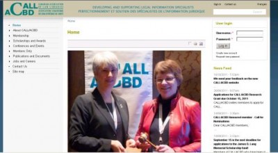 Canadian Association of Law Libraries website