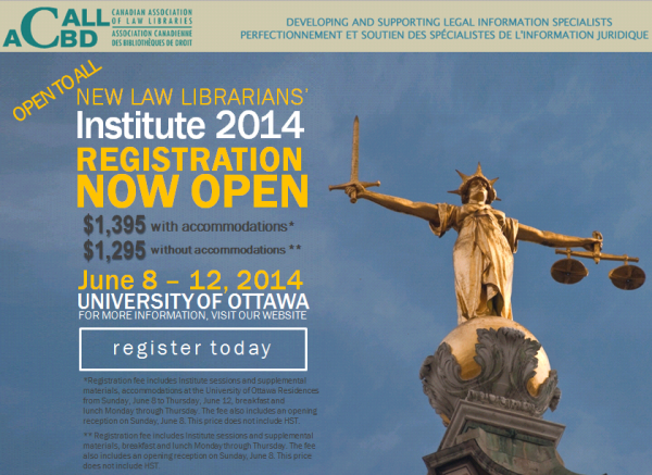 New Law Librarians' Institute